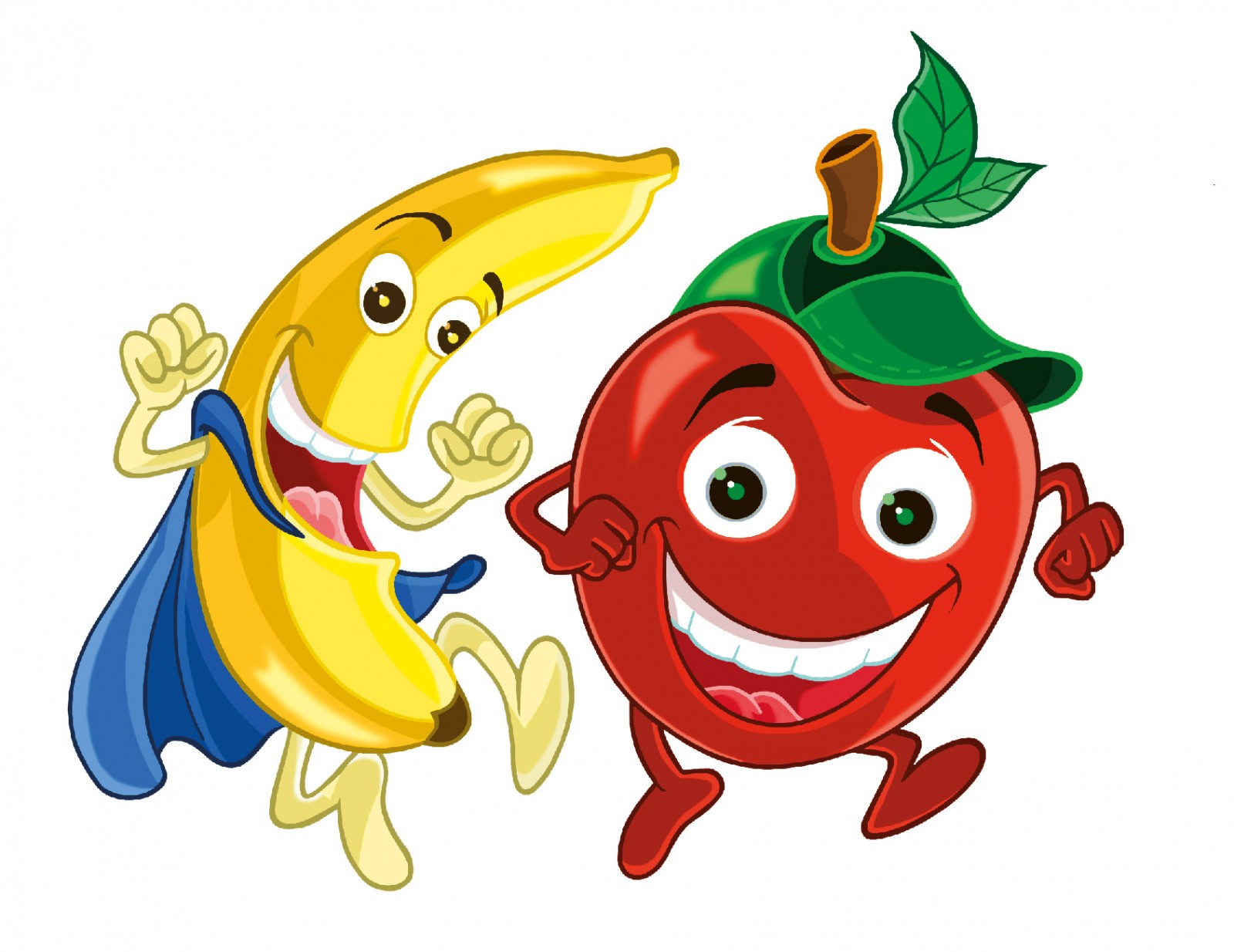 Disegno grafico Banana e Mela Disegno grafico Banana e Mela