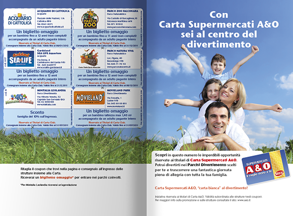 Interno magazine e pagina coupon - A&O Interno magazine e pagina coupon - A&O